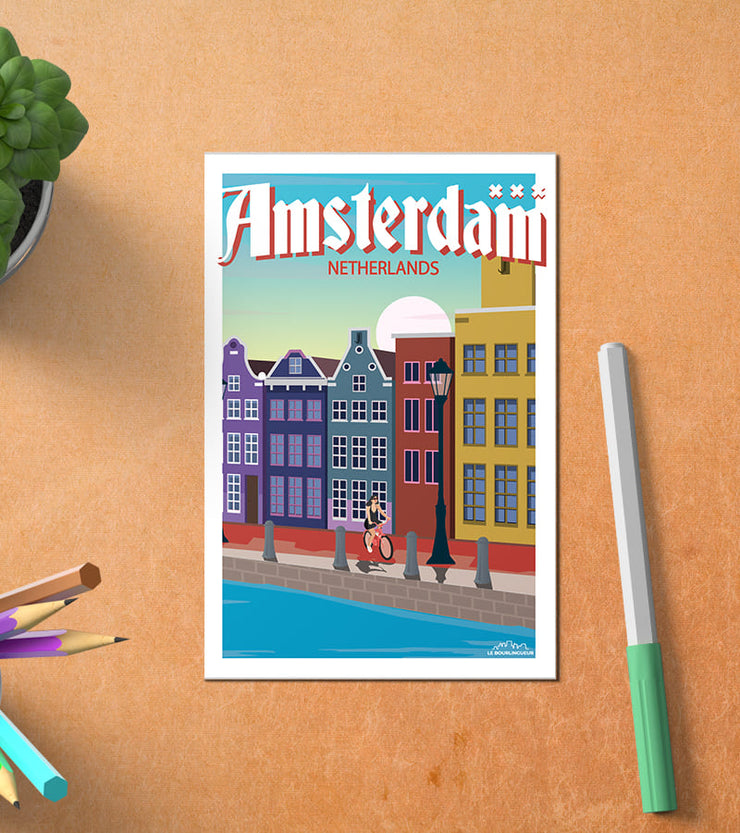 Carte Postale Amsterdam