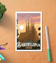 Carte Postale Barcelone