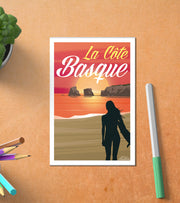 Carte Postale La Côte Basque