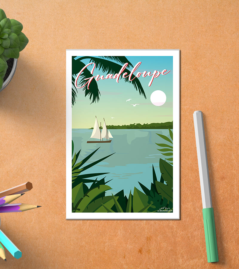 GUADELOUPE - POINTE -A- PITRE . OLD POSTCARD c.1920 #1119