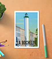 Carte Postale Phare la Rochelle 