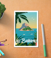 Carte Postale Les Baléares