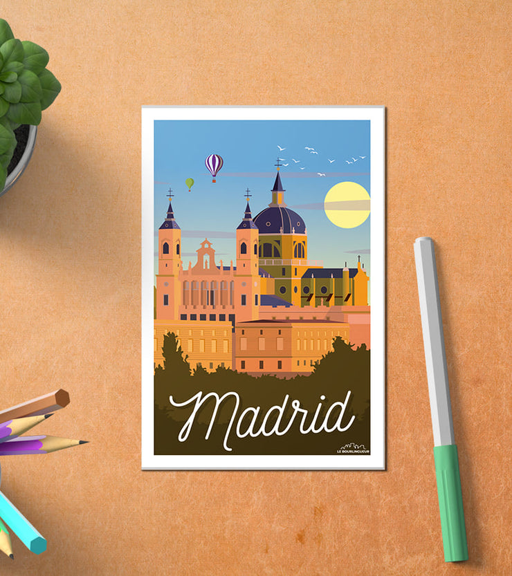 Carte Postale Madrid