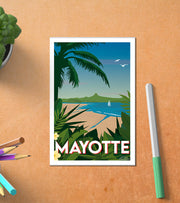 Carte Postale Mayotte