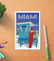 Carte Postale Miami