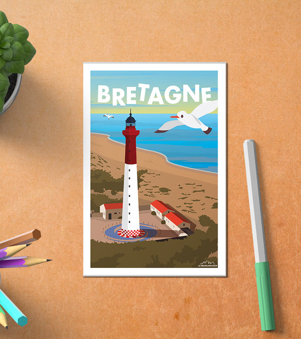 Carte Postale Phare Breton