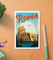 Carte postale vintage Rome