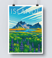 Affiche Paysage d Islande