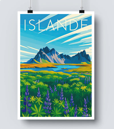 Affiche Paysage d Islande