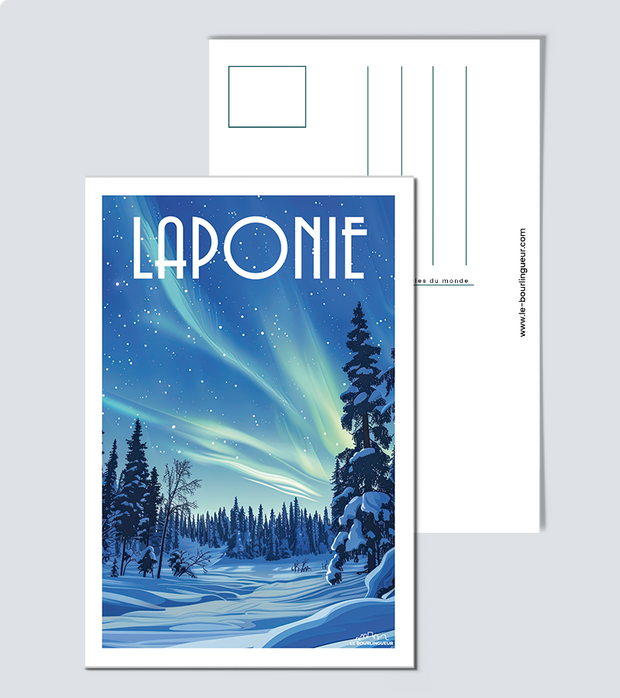 Carte Postale Laponie
