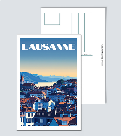Carte Postale Lausanne
