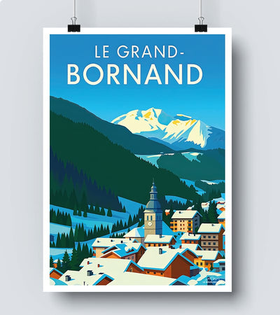 Affiche Vintage le Grand Bornand