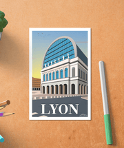 Carte postale ville de Lyon