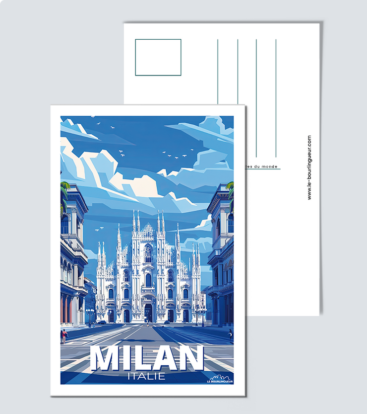 Carte postale Milan