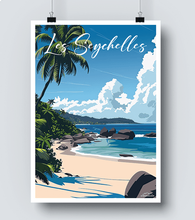 Affiche Les Seychelles
