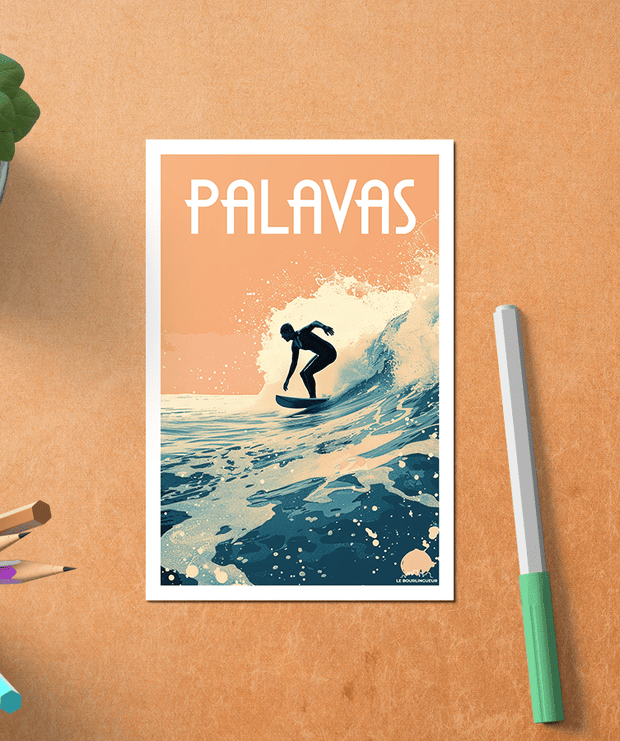 Carte postale Surf Palavas