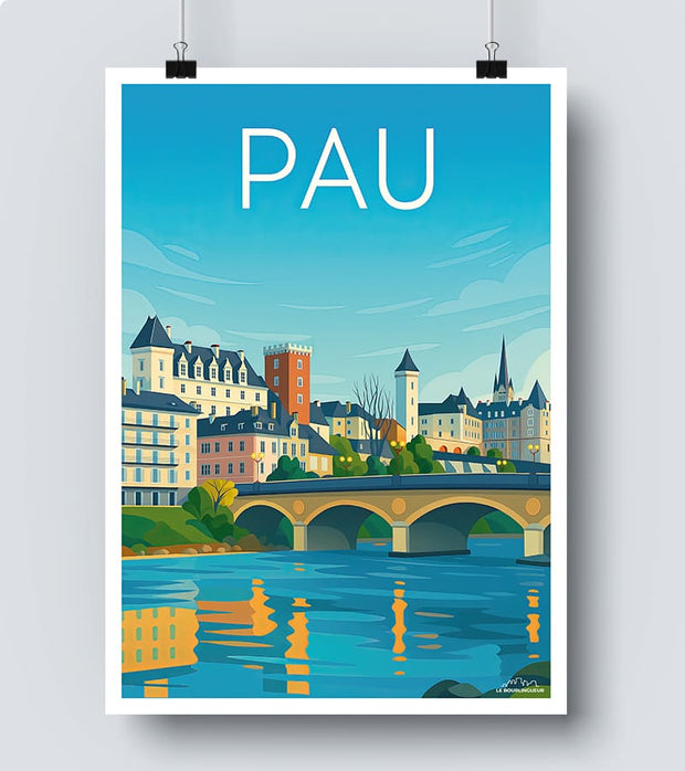 Affiche Vintage Pau