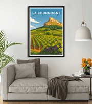 poster département La Bourgogne