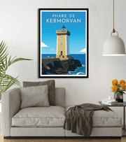 poster Phare de Kermorvan