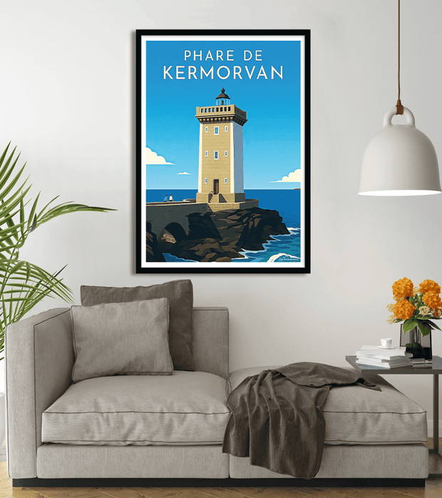 poster Phare de Kermorvan