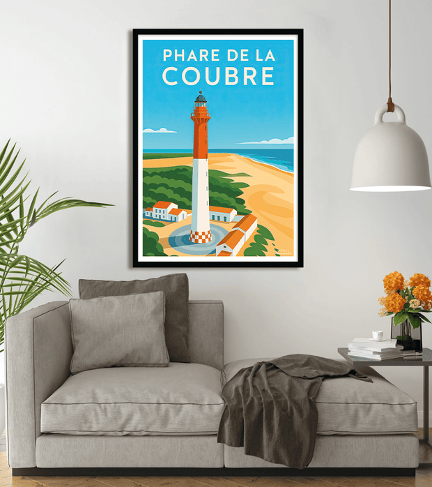 poster Phare de la Coubre - la Tremblade