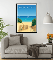 poster Plage de Corse