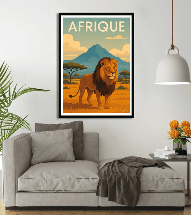 poster Afrique Lions