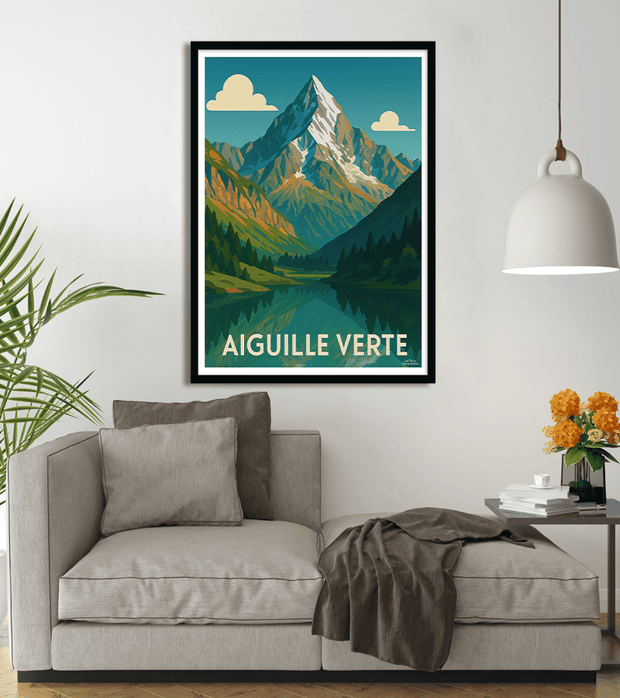 poster Aiguille Verte