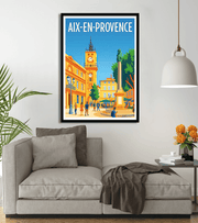 poster Vintage Aix-en-Provence