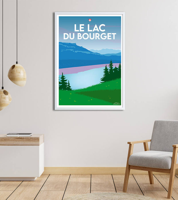 Affiche Le Lac du bourget
