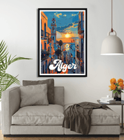 Affiche vintage Alger 