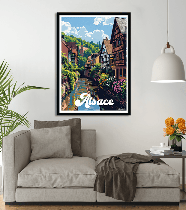 Affiche Alsace vintage