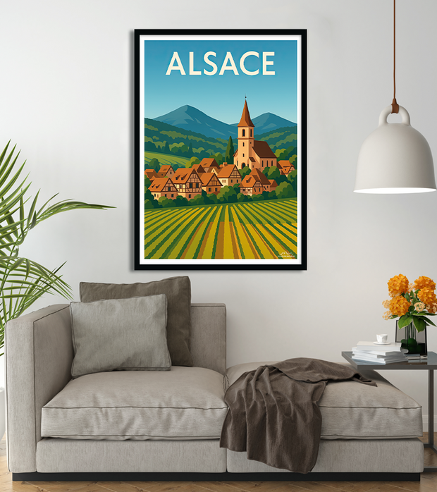 poster Alsace vintage