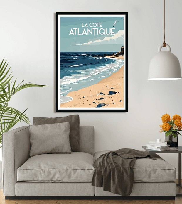 Affiche Côte Atlantique