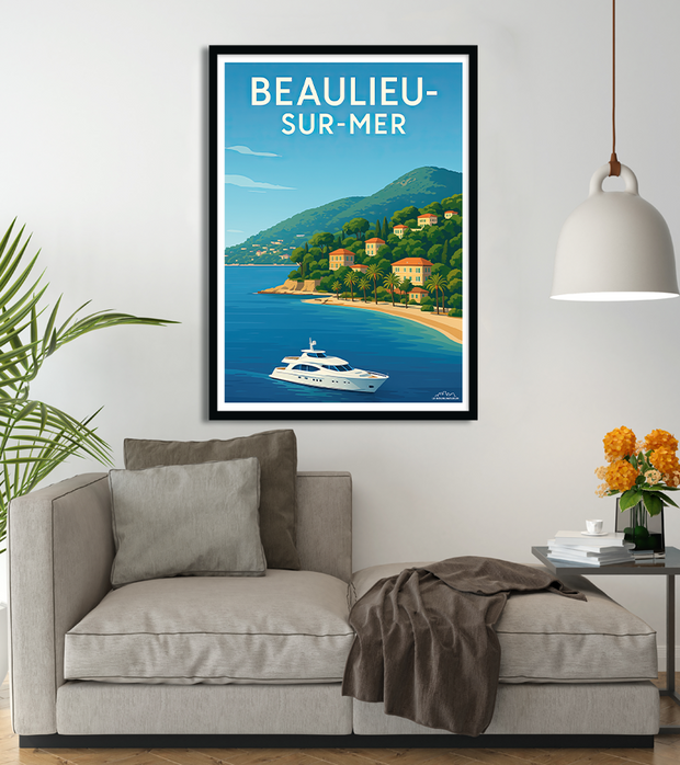 poster Beaulieu sur Mer