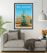poster vintage Belgique