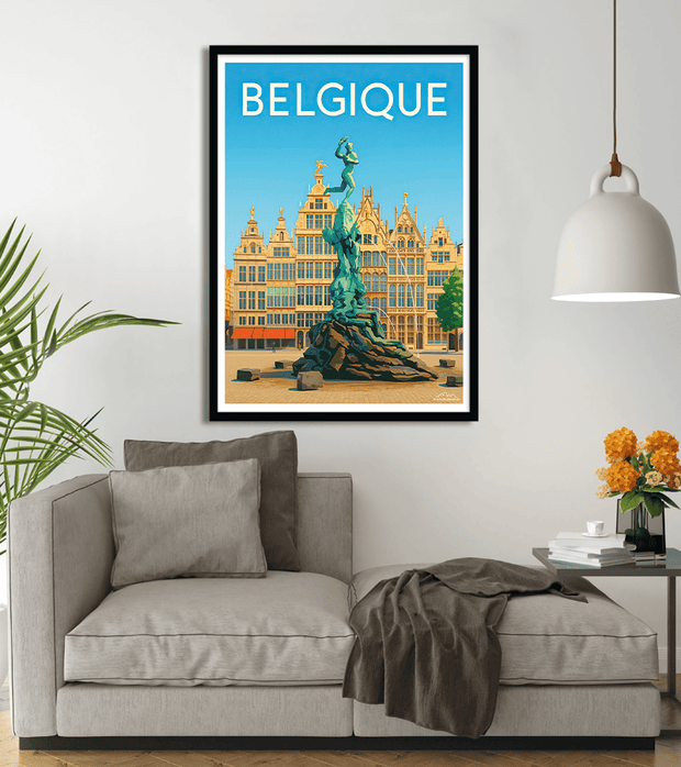 poster vintage Belgique
