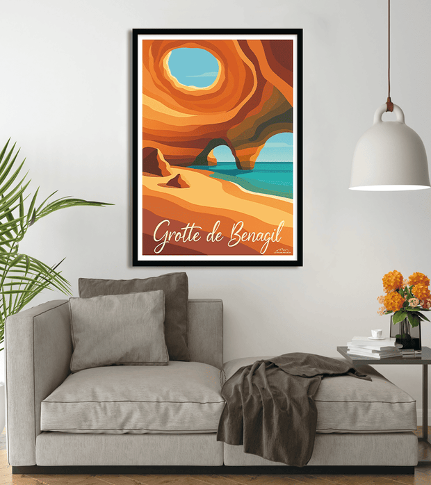 poster Grotte de Benagil