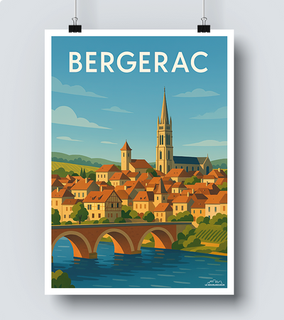 Affiche Bergerac