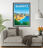 poster vintage Biarritz