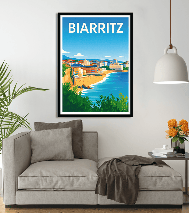 poster vintage Biarritz