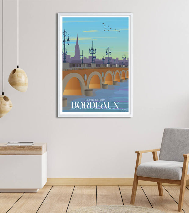 poster vintage Bordeaux
