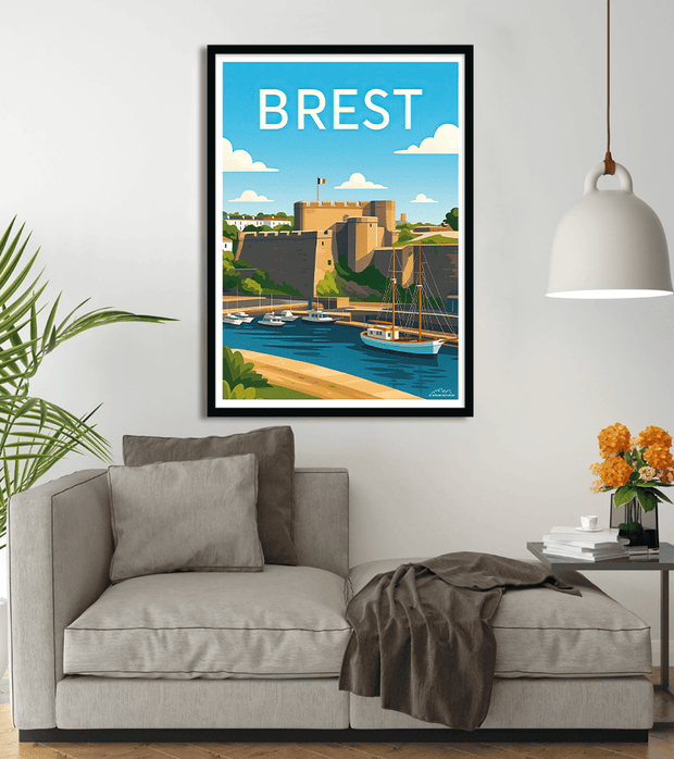 Affiche Château de Brest