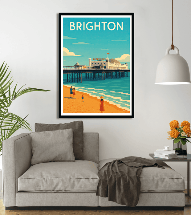 poster Vintage Brighton