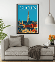 poster Bruxelles - Belgique