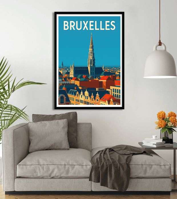 poster Bruxelles - Belgique