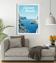 poster Calanque de Marseille