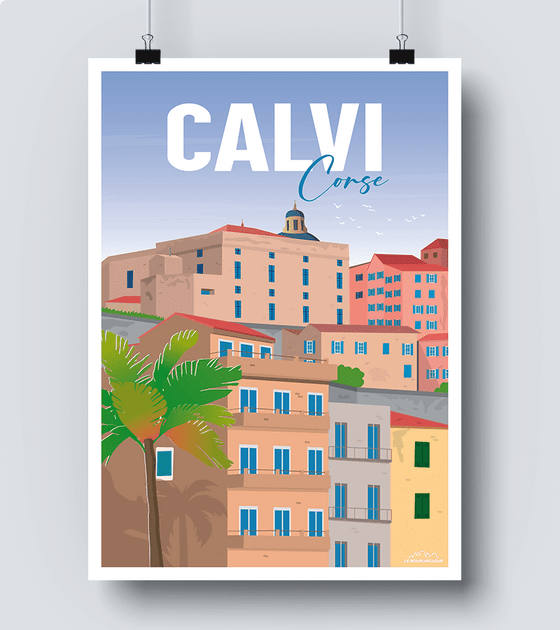 Affiche Calvi | Le Bourlingueur