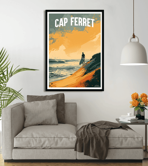 Affiche Surf Cap Ferret