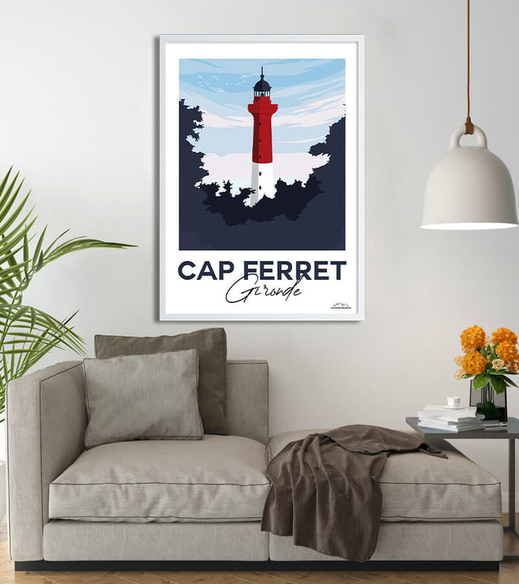 Poster vintage Cap Ferret